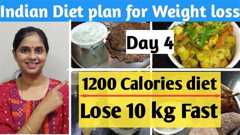 Indian Diet Plan For Weight Loss 1200 Calorie Diet Plan Full Day
