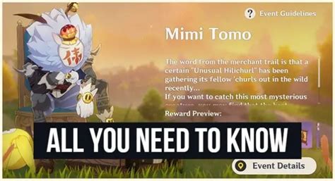 Mimi Tomo Guide All You Need To Know Genshin Impact