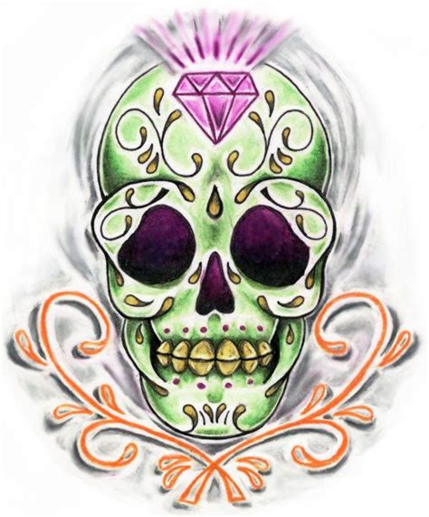 Calaveras Mexicanassugar Skull Imagenes Taringa Sugar Skull