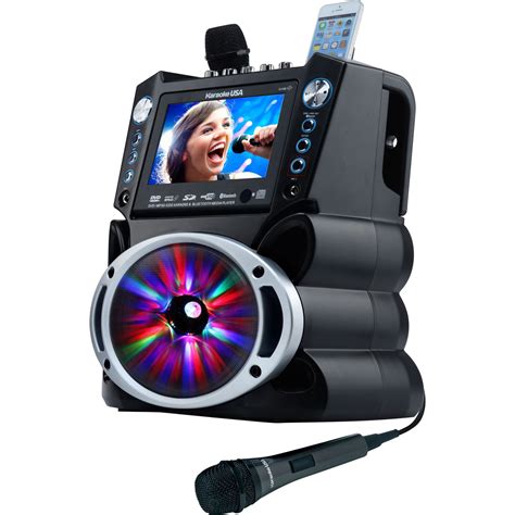 Karaoke Usa Gf842 Bluetooth Karaoke System With 7 Gf842