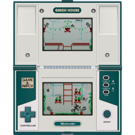Nintendo Game And Watch Multi Screen Green House Hdd 0 Mb Verde