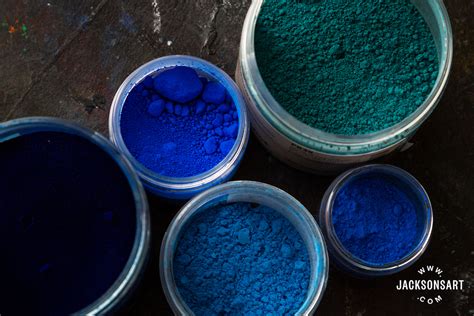 Pigment Colour Index Blue Pigments Jacksons Art Blog