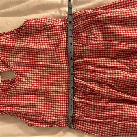 The Sweetest Vintage Red Gingham Mini Dress Such A Depop