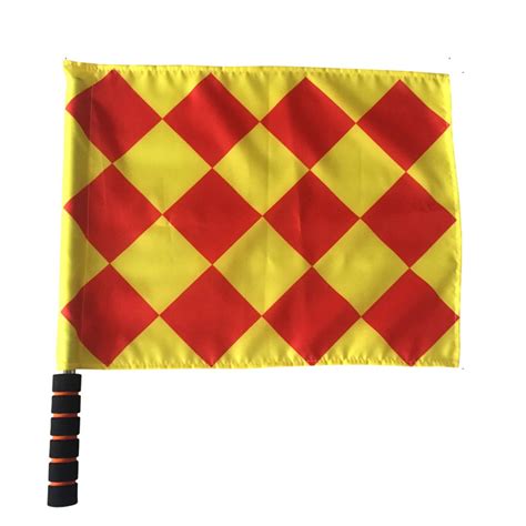 Sports Referee Flags With Stainless Steel Hand Signal Flag Track And
