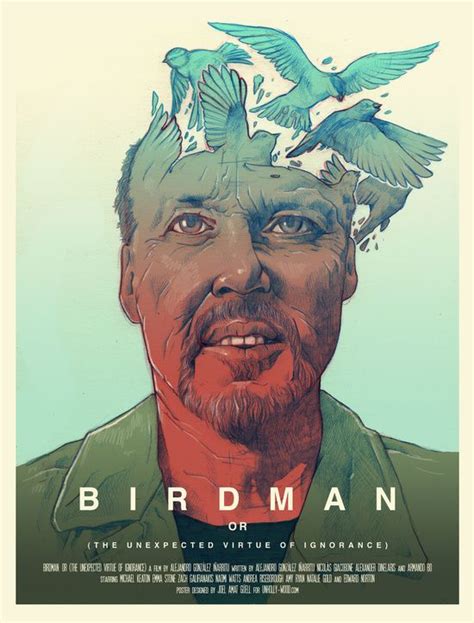 Birdman 2014 ~ Alternative Movie Poster By Joel Amat Guell Amusementphile Movies