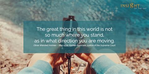 Great World Stand Direction Moving Oliver Wendell Holmes