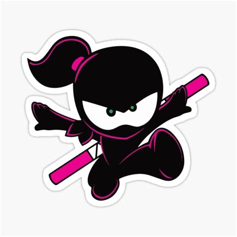 Ninja Kidz Tv Funny Girl Sticker For Sale By Gillianbotsford Redbubble