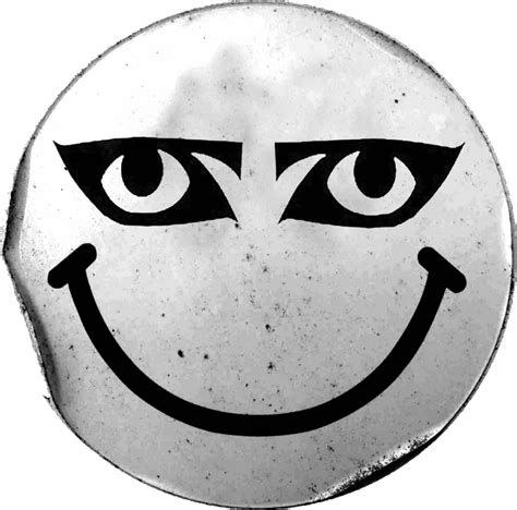A Black And White Photo Of A Smiley Face
