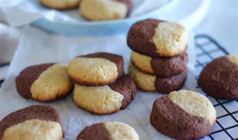 Half Half Cookies Recipe Aka Chocolate Vanilla Cookies