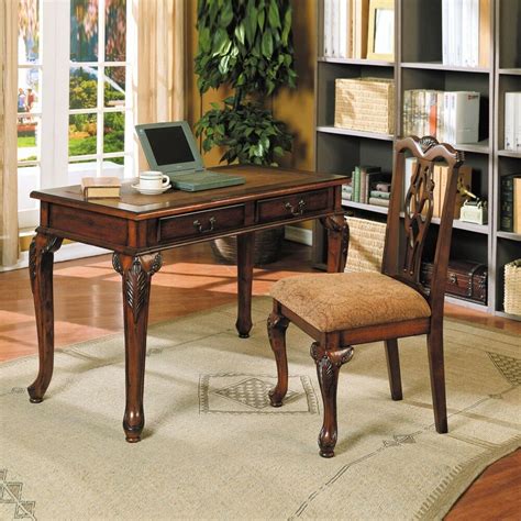 This table looks like a piece of furniture instead of a card table. Home Office Writing Study Computer Wood Table Desk 2 ...
