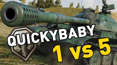 World Of Tanks Quickybaby Goes 1 Vs 5 Youtube