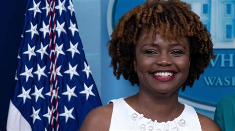 karine jean pierre named as the white house s first black press secretary npr