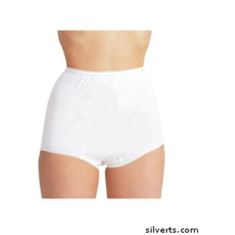 silvert s silverts 180020107 womens cotton briefs cotton panties for elderly seniors 3xl