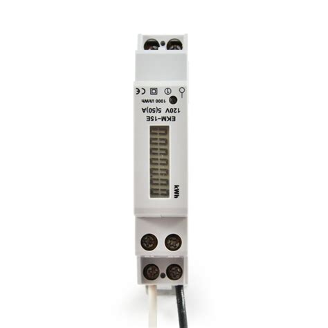Basic 120 Volt Single Phase Kwh Meter 2 Wire External Ct Meter 14mm