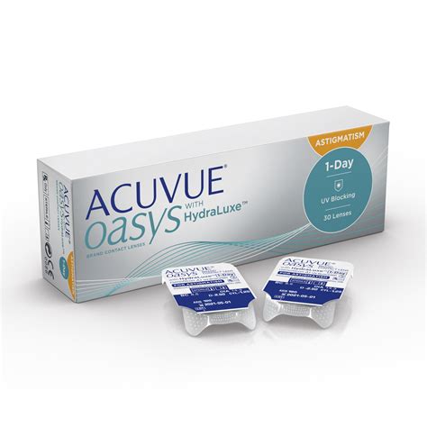 Acuvue Oasys Day With Hydraluxe Technology For Astigmatism
