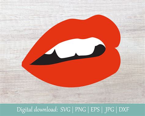 Labios Svg Sensual Clip Art Mujer Labios Svg Kiss Svg Etsy The Best