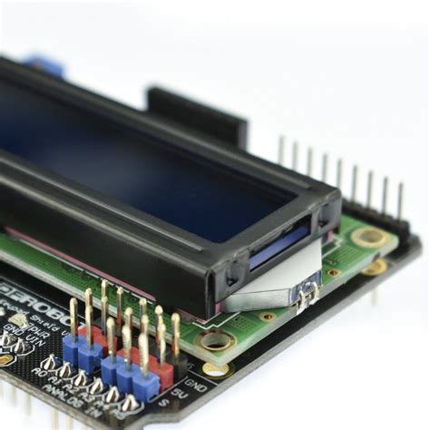 Lcd Keypad Shield For Arduino Sku Dfr0009 - DFR0009 - Dfrobot - LCD Keypad Shield, Gravity 1602, Arduino