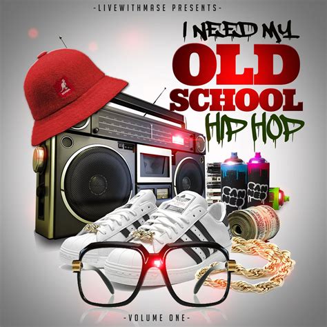 Old School Hiphop Mixtape Cover By Ultimateclubflyers