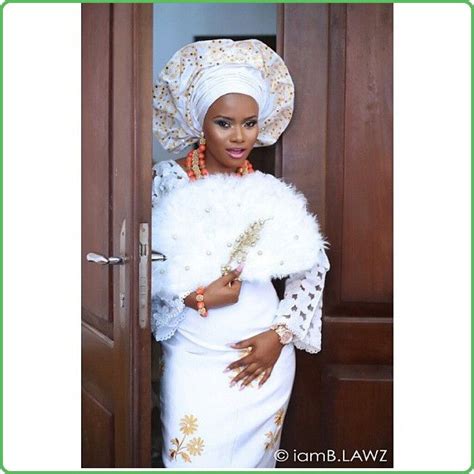 Nigerian Yoruba Bride Traditional Yoruba Wedding Outfit Nigerian Wedding African Wedding