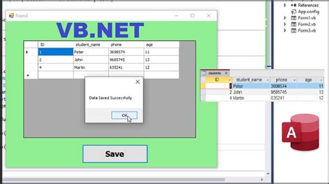 Vb Net Tutorial How To Insert Update And Delete In Datagridview Using One Button Save Youtube