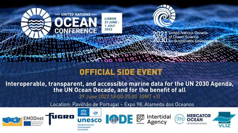 2022 Un Ocean Conference Official Side Event On Marine Data