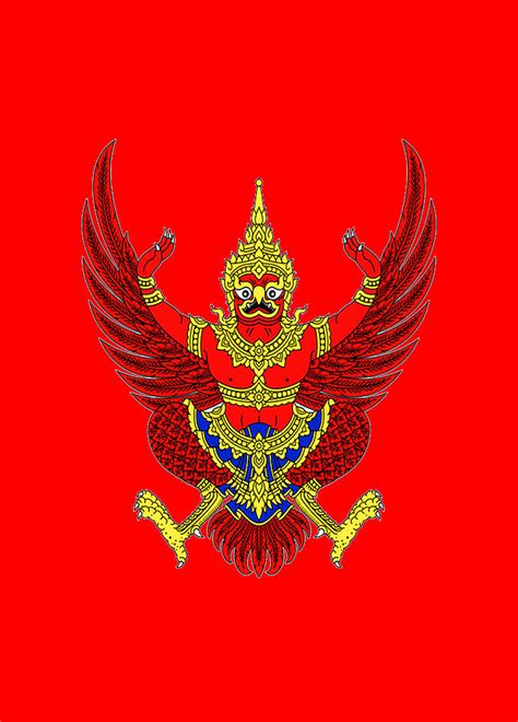Thailand Garuda Phra Khrut Pha Indonesia Ulaanbaatar Emblem On