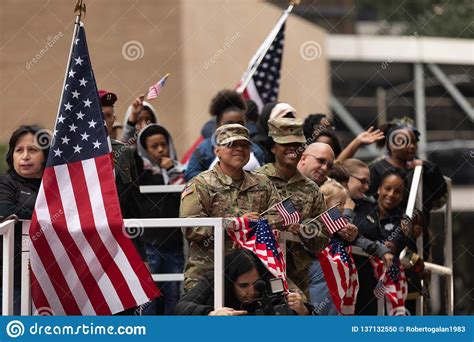 The American Heroes Parade Editorial Image Image Of African 137132550
