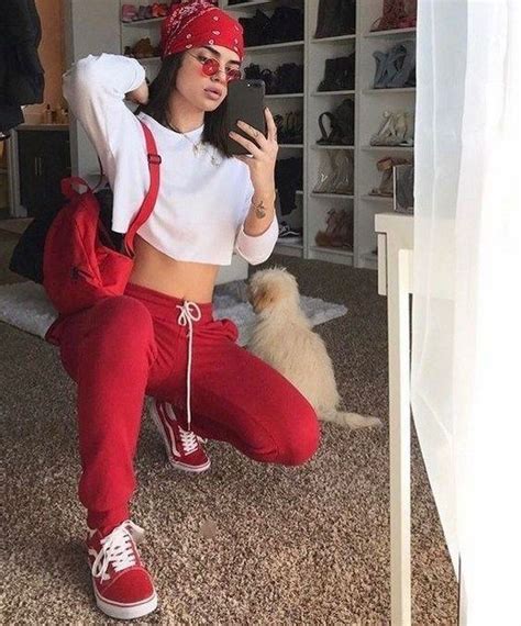Great Ideas For Baddie Red Outfits Hip Hop Fashion Baddie Outfits