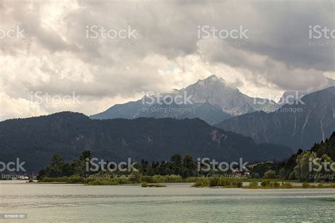 Amazing Views From The Forggensee Lake In Germany Stock Photo