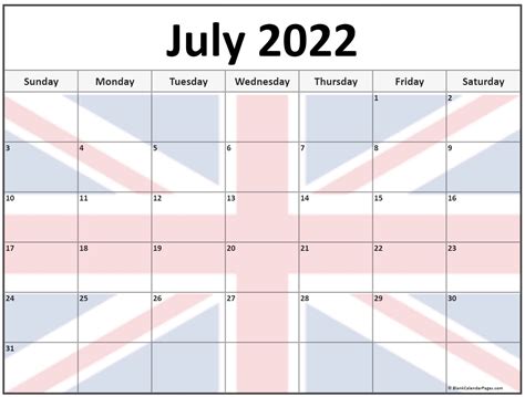 July 2022 Calendar Free Printable Calendar Templates July Calendar