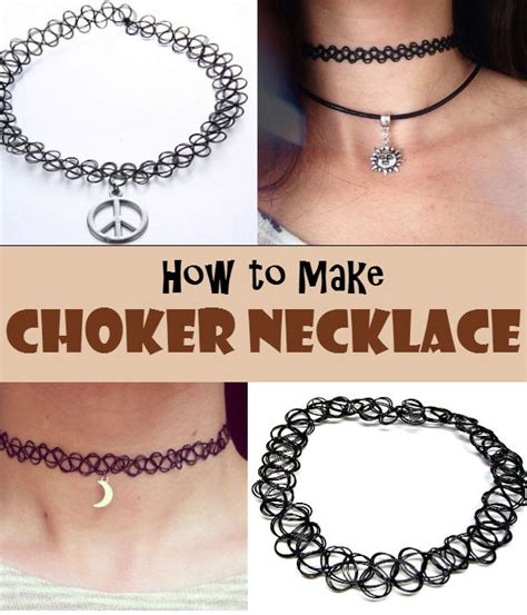 Lovely Diy Choker Necklace The Budget Diet