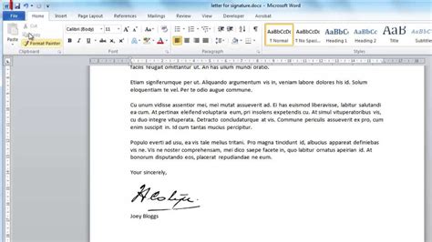 How To Add Signature In Word Know It Info