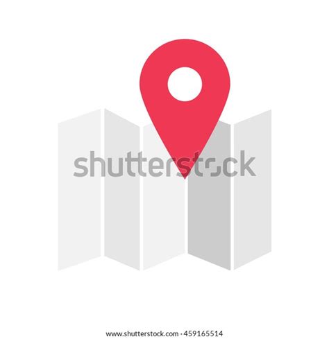Point On Map Stock Vector Royalty Free 459165514 Shutterstock