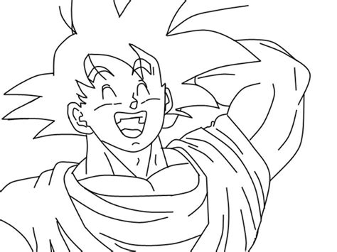 Im Genes De Goku Para Dibujar Dibujo Para Imprimir