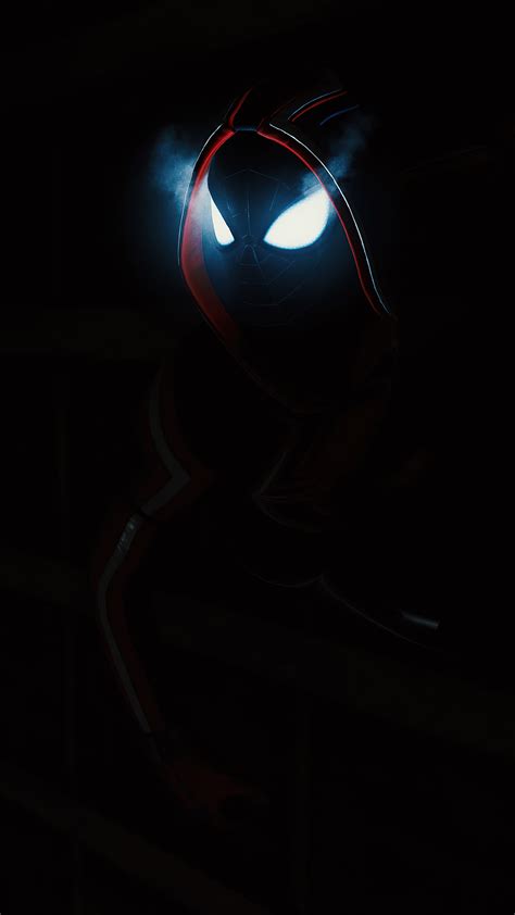 2160x3840 Spiderman Miles Morales Dark 4k Sony Xperia Xxzz5 Premium