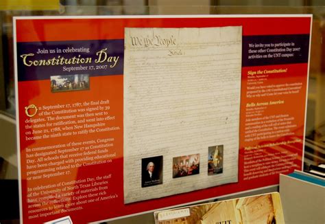 Constitution Day Display Poster Constitution Day Teaching History