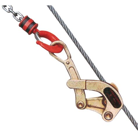wire rope pulling clamp cable grip certex denmark