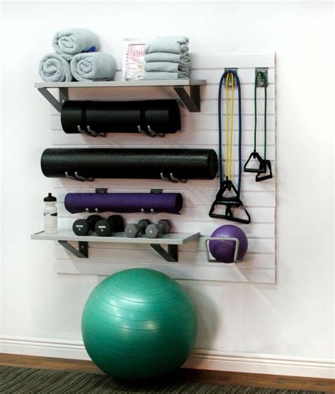 In this project, i made a rack for my barbell and some shelf brackets for our foam rollers and yoga mats to go in our new home gym. 30+ Best Home Gym Ideas Gym Equipment On A Budget