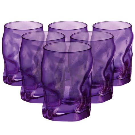 Sorgente Water Glasses In Purple Set Of 6 Purple Girls Purple Love All Things Purple Shades
