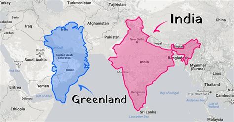 This International Website Compares True Sizes Of Countries And Itll