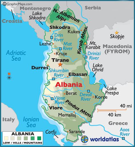 Albania Maps And Facts Albania Travel Albania Map