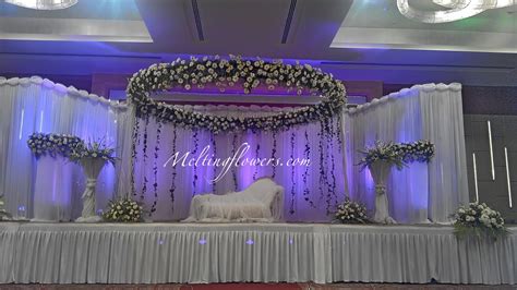 Stage backdrop 3m x 4m fireproof black fabric white led star curtain dmx led starry sky cloth background with controller for stage wedding party band dj decoration. Wedding Stage Decoration Bangalore | Wedding Decorations ...
