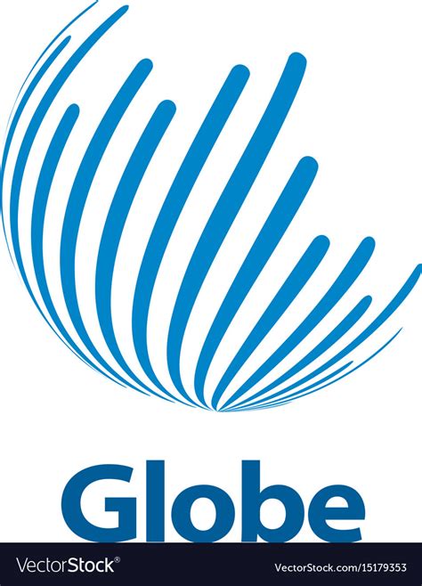 Logo Globe Royalty Free Vector Image Vectorstock