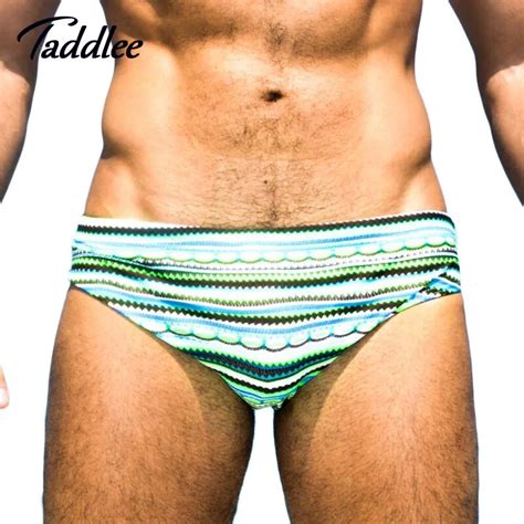 Buy Taddlee Brand Sexy Men Swimwwear Swimsuits Brief Bikini Low Waist Mens Swim