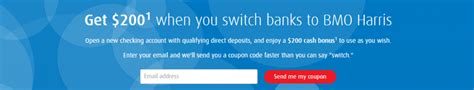 Bmo Harris 200 Checking Bonus Available Nationwide Doctor Of Credit