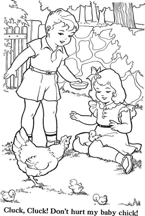 Vintage Coloring Pages At Free Printable Colorings