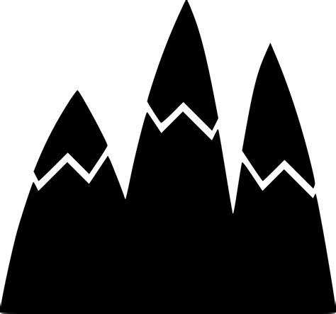 Ice Top Mountain Svg Png Icon Free Download (#574326) - OnlineWebFonts.COM