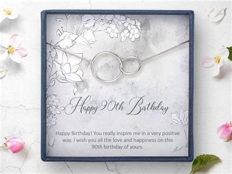 Check spelling or type a new query. 90th Birthday Gift for 90 Year Old Woman Birthday Necklace ...