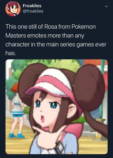 This One Still Of Rosa From Pokemon Masters Emotes More Than Any