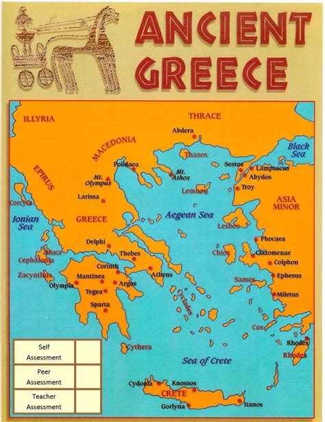 Ancient Greece An Interactive Map By Yr2 Ancient Greece History